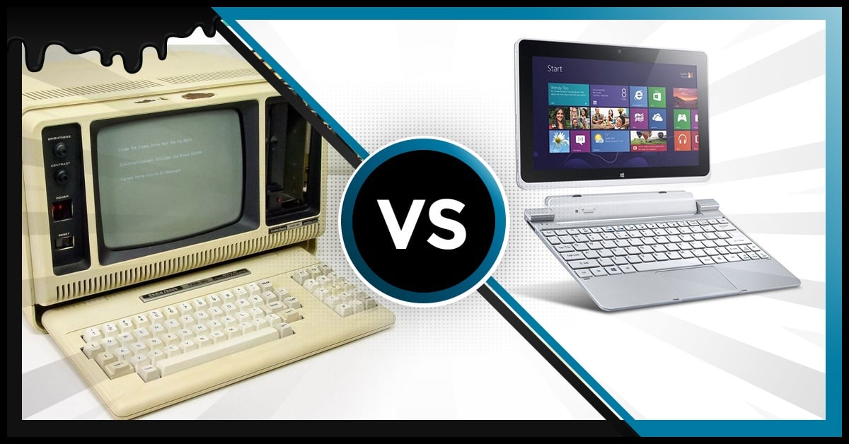 Computers Then Vs Now Computers Gadgets Then And Now Time What i